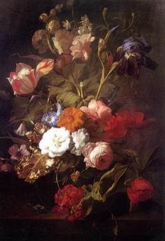 unknow artist Floral, beautiful classical still life of flowers.128 oil painting image